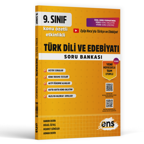 ENS 09.SINIF ETKİNLİKLİ KÖS EDEBİYAT - 2025-26